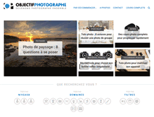 Tablet Screenshot of objectif-photographe.fr